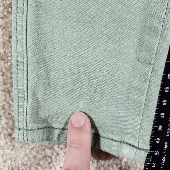 American Eagle Next Level Stretch Hi-Rise Jegging Jean Green Blue Denim 4 - Picture 11 of 12